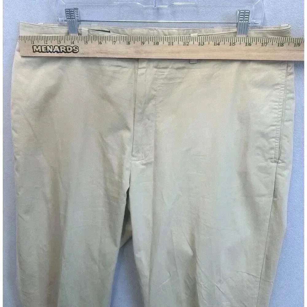Vintage Polo Ralph‎ Lauren Men's Sz 36x32 Khaki Beige Chino Classic Fit Pants